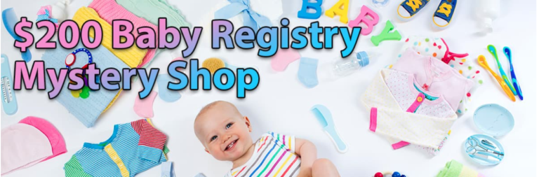 Be selected to Mystery Shop at Target baby Registry
