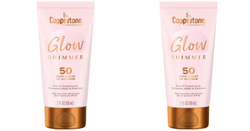 Free Money Maker Coppertone Glow Shimmering Sunscreen Lotion