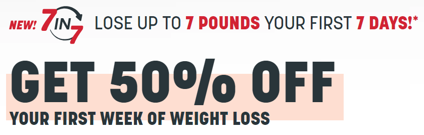 Nutrisystem – For Limited Time Save 50% OFF Your First Week