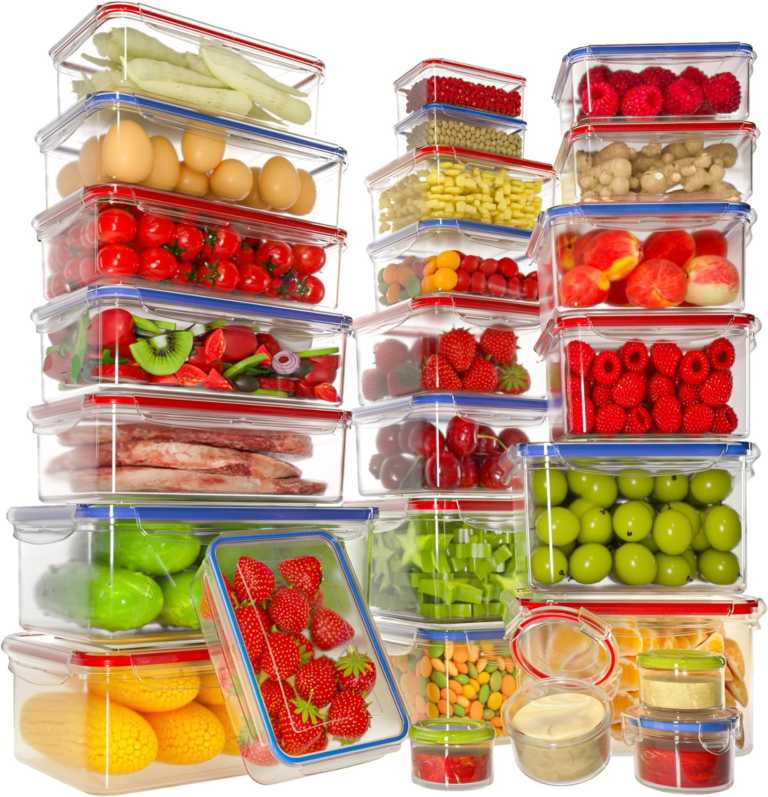 52-Piece Large Food Storage Containers Set with Lids Only $29.99 After Coupon