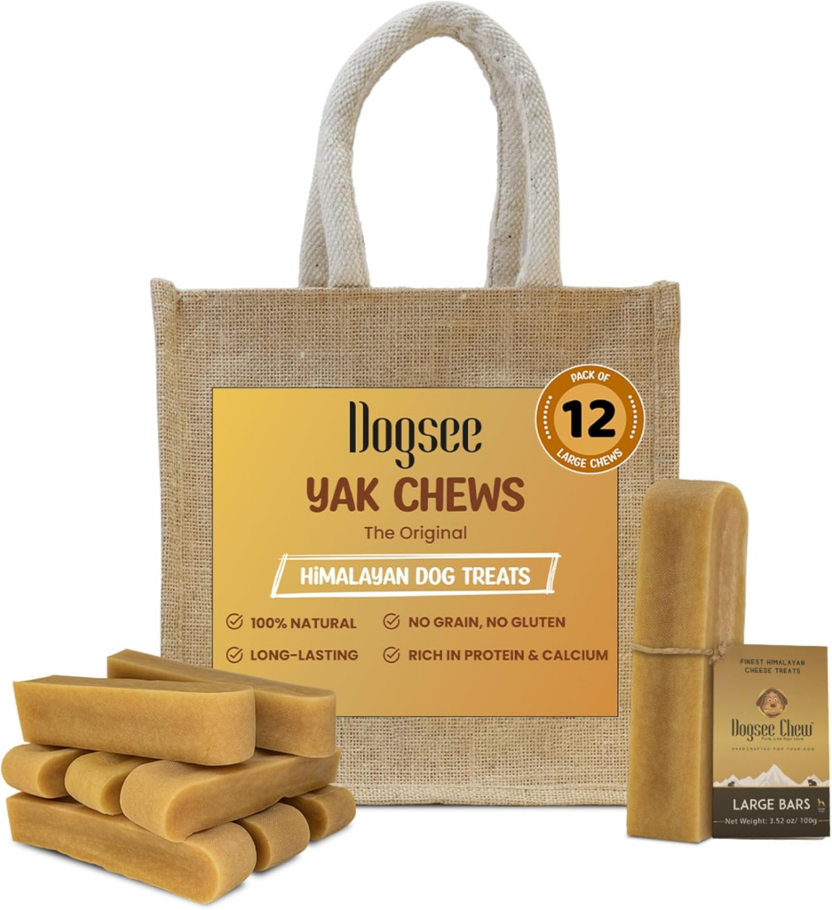 All Natural 3lb Pack Dogsee Himalayan Yak Milk Dental Chews Now $27 Regularly $65