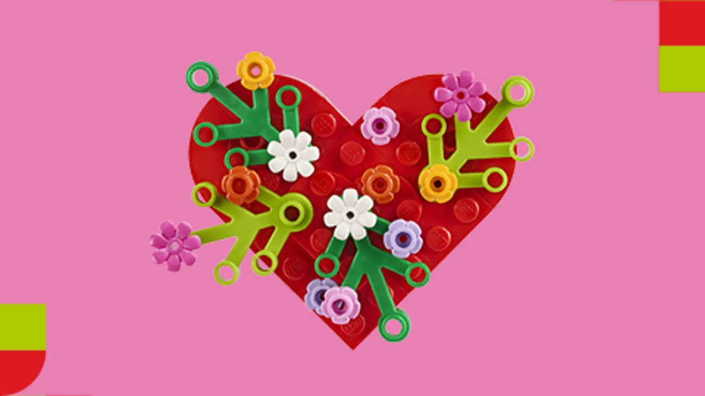 Free LEGO Valentine's Day Heart Build Event